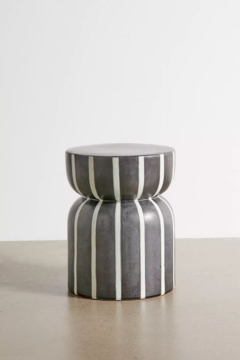 Batna Ceramic Side Table | Urban Outfitters Ceramic Side Table, Eclectic Side Table, Design Workshop, Wood Wall Mirror, Black Side Table, Outdoor Side Table, Outdoor Stools, Plant Stands, Table Side