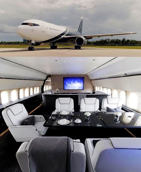 Boeing 767 Private Jet, Big Private Jet, Small Private Jets, Jets Privés De Luxe, Boeing Business Jet, Jet Interior, Private Jet Plane, Private Jet Travel, Private Jet Interior