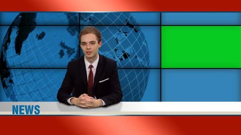 Newscaster Background, News Report Background, News Report, First Youtube Video Ideas, Dslr Background, Youtube News, Studio Green, Tv Station, Dslr Background Images