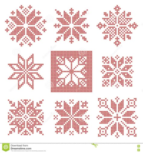 Snowflake Cross Stitch, Geometric Cross Stitch, Snowflakes Pattern, Cross Stitch Geometric, Xmas Cross Stitch, Winter Cross Stitch, Cross Stitch Christmas Ornaments, Pola Kristik, Cross Stitch Cards