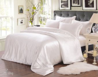 10% Off, Creamy White, Silk Bedding Set, Duvet Cover Set, Luxury Pure Silk bedding, Modern Look, Queen, King, California King, Neutral Bed Linen, Silk Duvet, Silk Duvet Cover, Silk Comforter, Silk Pillowcases, Silk Sheets, Luxury Duvet Covers, White Linen Bedding, Bedding Sets Online