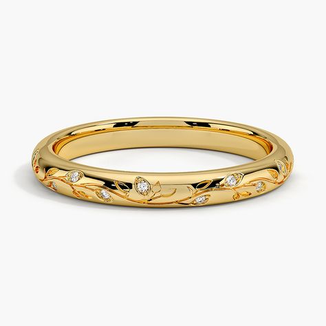 Cottagecore wedding ring