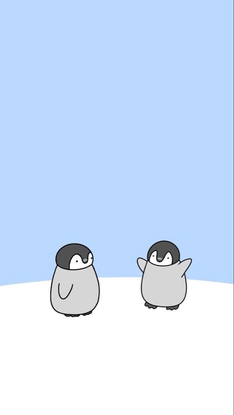 Penguin Wallpaper, Cute Wallpaper, Cute Cartoon Wallpapers, Phone Wallpapers, Ideas De Fondos De Pantalla, Wallpaper Iphone, Penguins, A P, Cute Wallpapers