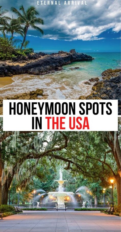 Best Us Honeymoon Destinations, Honeymoon Ideas In Usa, Fall Honeymoon Destinations Usa, Honeymoon Usa Destinations, Honeymoon In Usa, Usa Honeymoon Destinations, Best Honeymoon Destinations In The Us, Around The World Honeymoon, Us Honeymoon