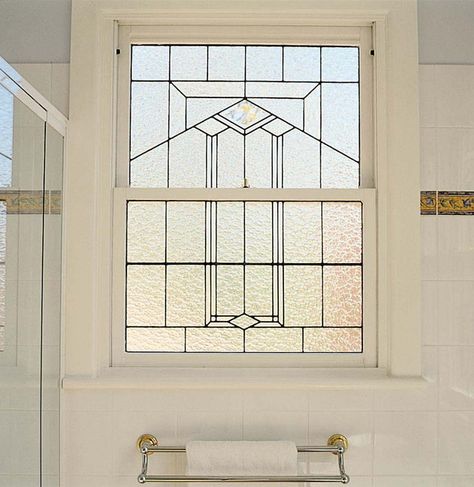 Art Deco Stained Glass Window, Internal Window, Glass Transom, Leadlight Windows, Californian Bungalow, Art Deco Stained Glass, Lead Light, Light Window, Window Stained