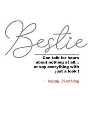 Birthday Bestie, Happy Birthday Bestie, Jewellery Card, Card Artwork, Birthday Girlfriend, Artwork Ideas, All Or Nothing, A Sign, Happy Birthday