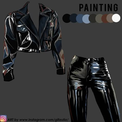 Pants Tutorial, Art Tut, Pants Drawing, Leather Pants Outfit, Props Art, Human Anatomy Drawing, Art Theory, Palette Art, Coloring Tips