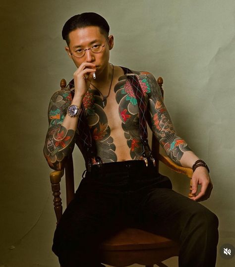 Japanese Tattoo Yakuza, Yakuza Tatoos, Yakuza Tattoo Sleeve, Yakuza Back Tattoo, Japanese Tattoo Back, Yakuza Tattoo Design, Japanese Yakuza Tattoo, Japan Style Tattoo, Wabori Tattoo