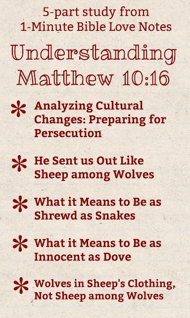 Bible Love Notes: The Matthew 10:16 Series: Sheep, Wolves, Snakes, and Doves Scripture Reading Plan, Matthew 10 16, 4 Gospels, Matthew Mark Luke John, Bible Love Notes, Prayer Partner, Matthew 16, Matthew 10, The Gospels