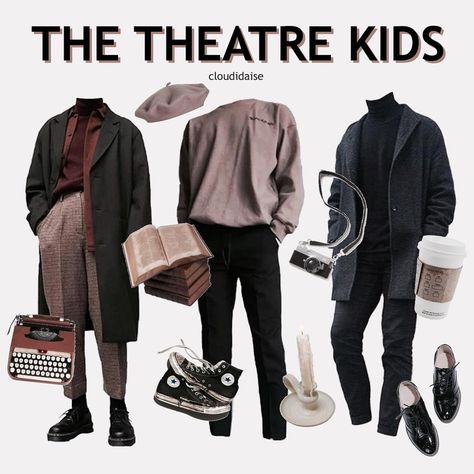 ~a ☕️ on Instagram: “📜✉️🕯 good evening !!!!! i want to go back to the arts centre to steal a skateboard from the courtyard there !!! here are some theatre kids…” Theater Kid Outfits, Theatre Academia Outfit, Theatre Academia Aesthetic, Scene Kid Outfits, Audition Outfit, Theatre Fashion, Show Outfits, Theatre Outfit, Kid Aesthetic