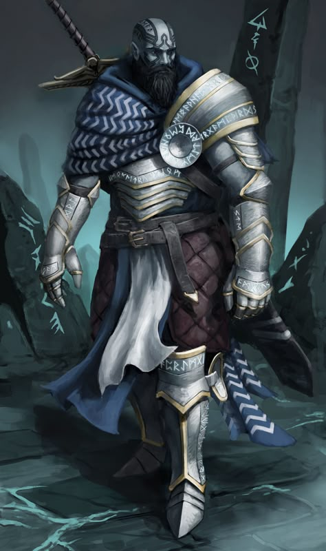 Goliath Rune Knight Dnd, Goliath Wizard Dnd, Rune Knight Character Art, Character Ideas Dnd, Goliath Paladin Male, Goliath Rune Knight, Goliath 5e, Goliath Cleric, Goliath Character Art