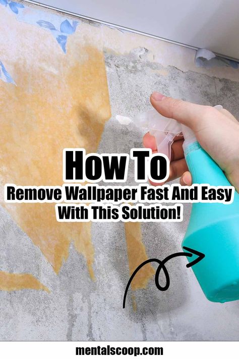 Get Rid Of Wallpaper, How To Take Wallpaper Off Walls, How To Remove Wallpaper That Has Been Painted Over, How To Get Old Wallpaper Off Walls, How To Get Rid Of Wallpaper, Wallpaper Removal Tips Fabric Softener, Homemade Wallpaper Remover, Take Down Wallpaper, How To Easily Remove Wallpaper