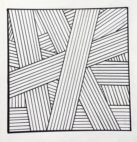 Line Repetition Art, Hypnotize Drawing, Straight Line Art Drawings, How To Draw Line Art, Parallel Lines Art, Diagonal Lines Art, Diagonal Lines Art Design, Lines Art Drawings, Simple Background Drawing