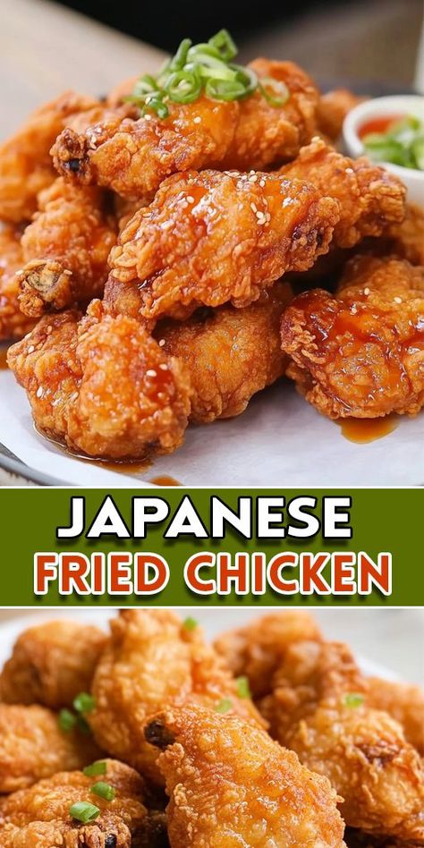 Try Karaage, a delicious and crispy Japanese fried chicken recipe that’s packed with flavor! 🍋 Marinated in soy sauce, ginger, and garlic, then fried to golden perfection, these bite-sized chicken pieces are irresistible. 🤤 Perfect for a quick snack, appetizer, or even as a main dish! 👉 Pin this recipe and save it for later! 📌 Tap to learn how to make the best Japanese Fried Chicken now! #JapaneseFriedChicken #KaraageRecipe #FriedChickenLovers Nori Chicken Recipes, Saucy Fried Chicken, Chinese Style Soy Fried Chicken, Tempura Fried Chicken, Chicken Karaage Dipping Sauce, Japanese Fried Chicken Recipe, Bonchon Soy Garlic Recipe, Japanese Fried Chicken Karaage, Chinese Fried Chicken Recipes