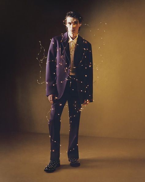 Light, Shadow, Magic: Lanvin Holiday 2023 Collection Christmas Fashion Photography, Christmas Editorial, New Year Photoshoot, Christmas Campaign, Holiday Photoshoot, Vogue Men, Holiday Campaign, Christmas Shoot, What Is Fashion