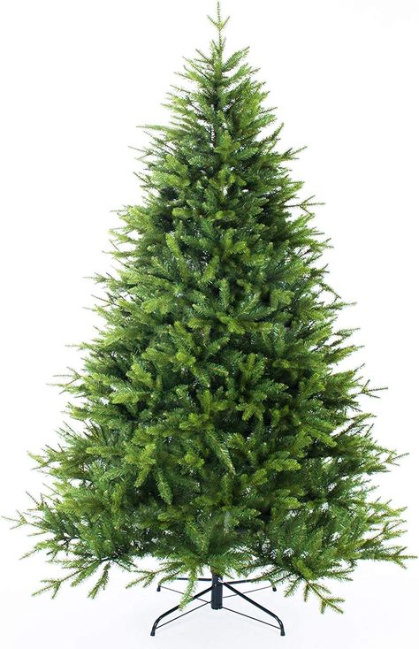 Amazon.com: Artificial Christmas Trees,Real Touch Frasier Grande Tree, 5/6/7 FT : Home & Kitchen Fake Christmas Tree, 6ft Christmas Tree, Realistic Artificial Christmas Trees, Fake Christmas Trees, Pencil Trees, Garden Figures, Gifts Drawing, Artificial Christmas Trees, Real Christmas Tree