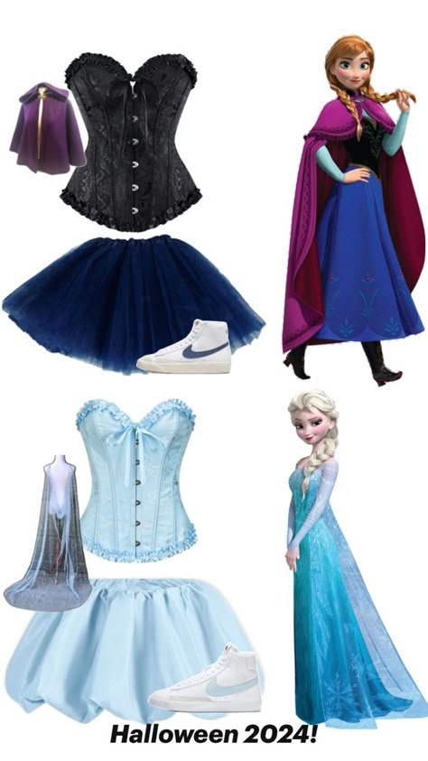 Anna Frozen Outfit, Elsa Costume Adult, Adult Anna Costume, Anna Frozen Costume, Frozen Halloween, Frozen Outfits, Carnaval Outfit, Anna Costume