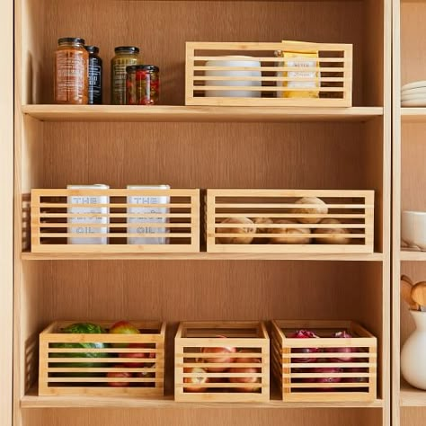 Home Organization Products, Dubai Kitchen, Newlywed Apartment, Kitchen Organizer Rack, Kitchen Counter Organization, Bamboo Kitchen, Pantry Ideas, Drawer Storage, Organizing Bins