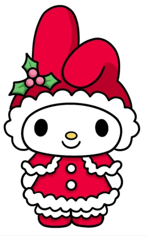 Hello Kitty Turkey Disguise, Gingerbread Hello Kitty, Hello Kitty Christmas Drawing, Grinch Icon, Sanrio Characters Christmas, Hello Kitty Christmas Card, Christmas My Melody, Sanrio Xmas, My Melody Christmas