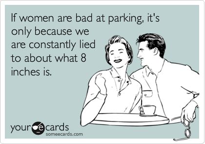 If women are bad at parking, it's only because we are constantly lied to about what 8 inches is. Beginner Pilates, What I Like About You, Pilates Video, Paper Journal, Yoga Iyengar, Up Book, Six Feet Under, E Card, Ecards Funny