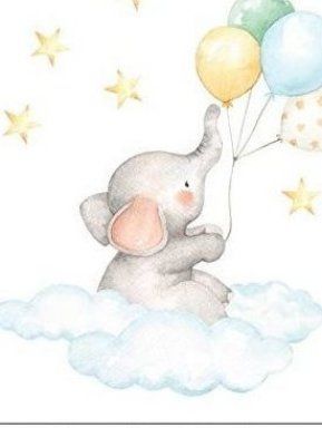 Elephant nursery art  Elephant with balloons  Elephant in clouds  Baby wall decor  Baby boy artwork  Elephant nursery print Yellow blue nursery art #etsy #Boynursery #nurseryart Yellow Blue Nursery, Elephant Nursery Prints, Boys Artwork, Elephant Nursery Art, Baby Wall Decor, Baby Animal Drawings, Baby Elefant, Elephant Drawing, Baby Painting