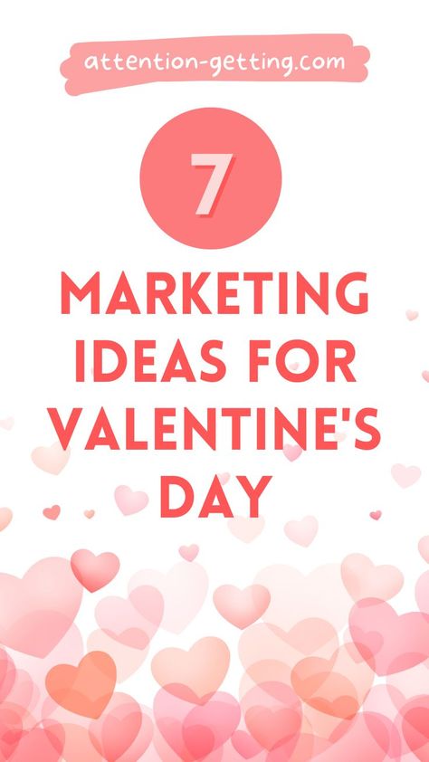 Check out these awesome marketing and promotional ideas for Valentines Day at attention-getting.com #valentinesday #marketingideas Promotion Ideas Marketing, Promotional Ideas, Promotion Ideas, Promotional Design, Small Business Ideas, Board Pin, Marketing Ideas, Products And Services, Business Ideas