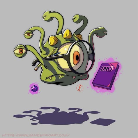 Beholder I made for fun [Art] : DnD Dnd Beholder Art, Beholder Dnd, Dnd Tattoos, Beholder Art, Dnd Character Design, Dnd Monsters, Personal Assistant, D&d Dungeons And Dragons, Dnd Art