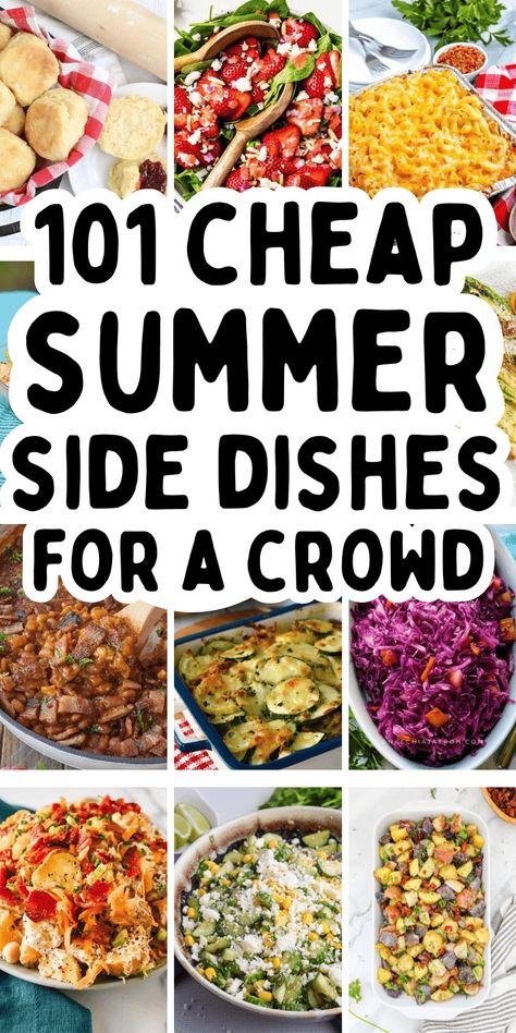 Easy summer side dish recipes! Super easy summer side dishes and summer side dishes for bbq parties summer, barbecue side dishes easy, summer cookout side dishes comfort foods, easy summer side dishes simple, summer cookout side dishes for a crowd, summer salads for bbq cookouts, summer salad recipes for a crowd, summer potluck side dishes easy, easy cold summer side dishes for bbq potluck, summer side dishes for bbq healthy, summer side dishes for a crowd parties, picnic sides for a crowd. Summer Cookout Sides, Summer Cookout Side Dishes, Summer Side Dishes Recipes, Picnic Side Dishes, Grilled Side Dishes, Cookout Sides, Easy Summer Side Dishes, Barbecue Sides, Barbecue Side Dishes