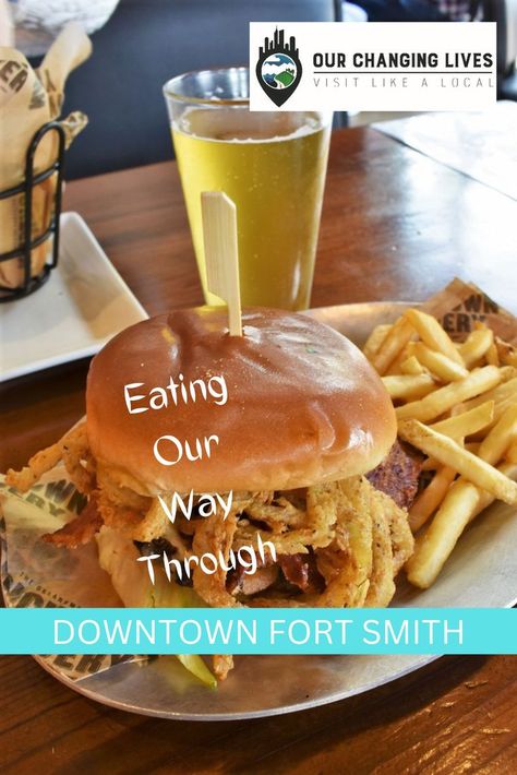 Eating Our Way Through Downtown Fort Smith - Our Changing Lives American Cafe, Changing Life, Fort Smith Arkansas, American Dishes, Fort Smith, Local Farmers Market, Brew Pub, Recipe Of The Day, Pulled Pork