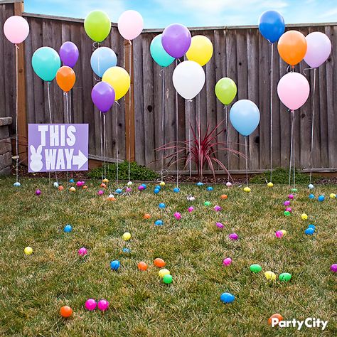 Easter Egg Hunt For Babies, Baby Easter Egg Hunt, Easter Day Ideas For Kids, Easter Egg Hunt Obstacle Course, Easter Set Up For Kids, Toddler Easter Egg Hunt Ideas, Easter Outside Activities, Fun Easter Morning Ideas, Easter Obstacle Course For Kids