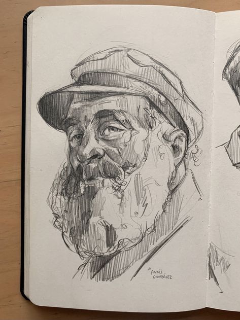 Sketch Portrait Ideas, Portait Refrences Sketch, Quick Portrait Sketches, Art Ideas Sketches Simple, Art Sketches Men, Portrait Sketch Ideas, Good Drawing Ideas Sketches, Portrait Sketches Pencil Faces, Portrait Ideas Drawing