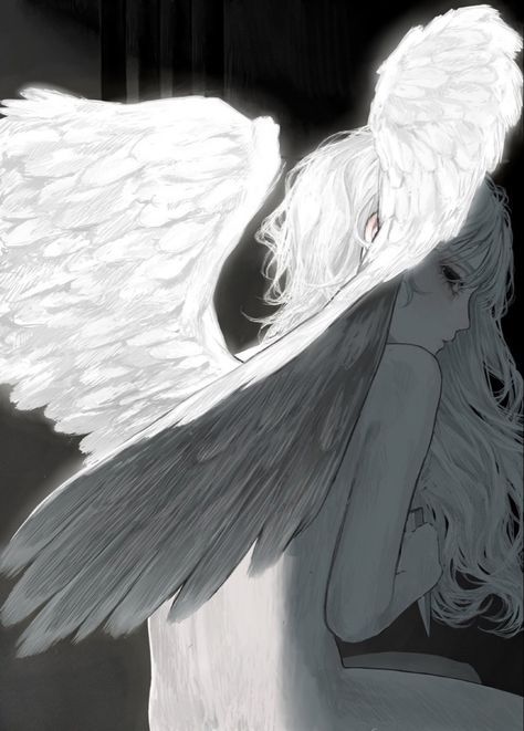 الفن الرقمي, Long White Hair, Angel Drawing, Angel Aesthetic, Arte Inspo, Ethereal Art, Angel Art, Art Inspiration Drawing, White Hair