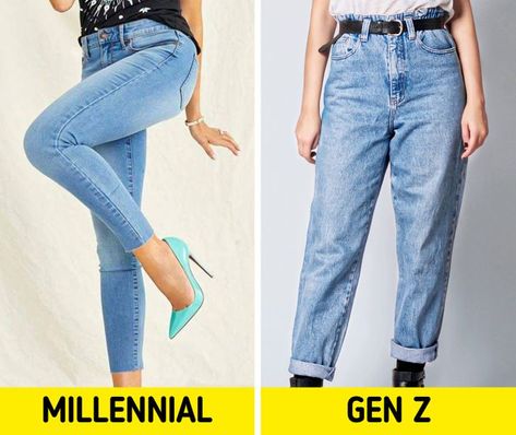 11 Things Millennials Do That Aren’t Cool Anymore According to Gen Z Cold Weather Outfits Gen Z, Capsule Wardrobe Gen Z, Trendy Gen Z Outfits, Gen Z Vs Millennial Fashion, Gen Z Millenial Fashion, Gen Z Women Fashion, Millenial Outfit Makeover, Millennial Fashion 2024, 2024 Millennial Fashion