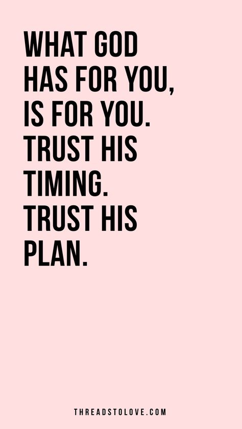 What God has for me is for me! Everything in His divine timing! Plan Wallpaper, Ayat Alkitab, God Is Love, Verse Quotes, Scripture Quotes, Bible Inspiration, Quotes About God, Bible Verses Quotes, Trust God