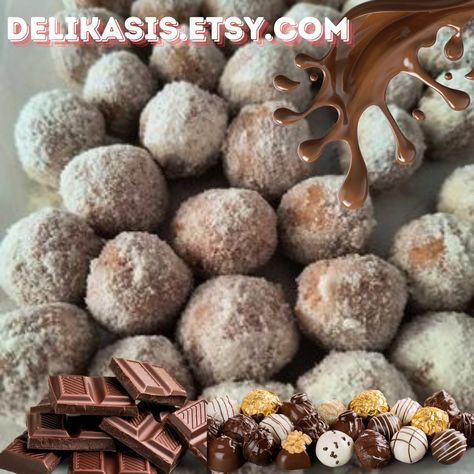 Visit Delikasis.etsy.com Chocolate Dreams, Chocolate Delight, Premium Chocolate, Chocolate Flavors, Baked Goods, Baking, Texture