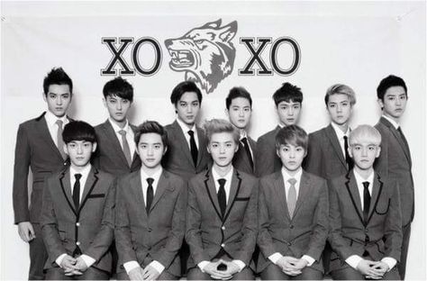 Exo XOXO Xoxo Album, Exo Logo Wallpapers, Exo Photo, Exo Logo, Exo Xoxo, Exo 12, Exo Ot12, Exo Ot9, Exo Chen