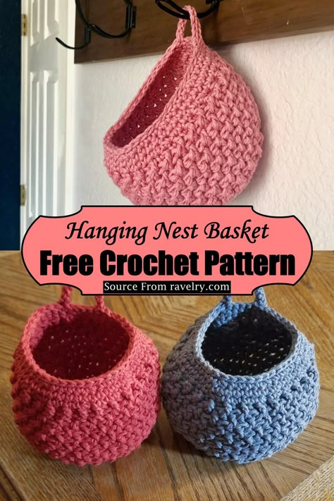 Free Crochet Basket Patterns, Crochet Basket Patterns, Crochet Basket Tutorial, Easy Crochet Basket Pattern, Crocheted Baskets, Baskets Crochet, Crochet Plant Hanger, Crochet Organizer, Crochet Storage Baskets