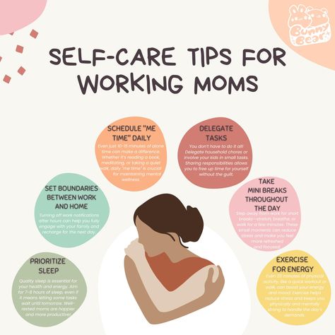 Self-Care for Supermoms! As working moms, it can be hard to find time for you, but a little self-care goes a long way! 🌸 Whether it’s getting that much-needed sleep or taking a few moments to breathe, you deserve it. Here are my top 6 simple self-care tips to help you recharge and feel your best! 💪 What’s your go-to self-care ritual? Share with us below! ⬇️ #WorkingMomLife #SelfCareForMoms #MomBalance #YouMatter Working Mom Schedule, Mom Self Care, Pampering Routine, Mom Schedule, Peeling Mask, Working Mom Life, Mom Vibes, Mom Care, Baby In Bloom