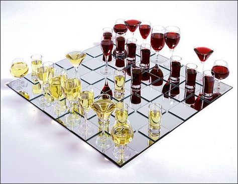 Delmosa Highlight: Sophisticated Drink Strategies! Drink Non-alcoholic. Apologies, but image does not map to source. If you know the source, please make a comment or visit us at www.delmosa.com. Glass Chess Set, Glass Chess, Barolo Wine, How To Play Chess, Chess Boards, Play Chess, Chess Sets, Wine Time, Wine Humor