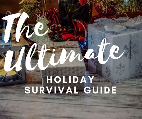 Surviving the family during the holidays can be hard. Use this survival guide to make it through! Survival List, Holiday Survival Guide, Best White Elephant Gifts, Survival Backpack, Survival Quotes, Hold Hands, Survival Techniques, Survival Prepping, Family Parties