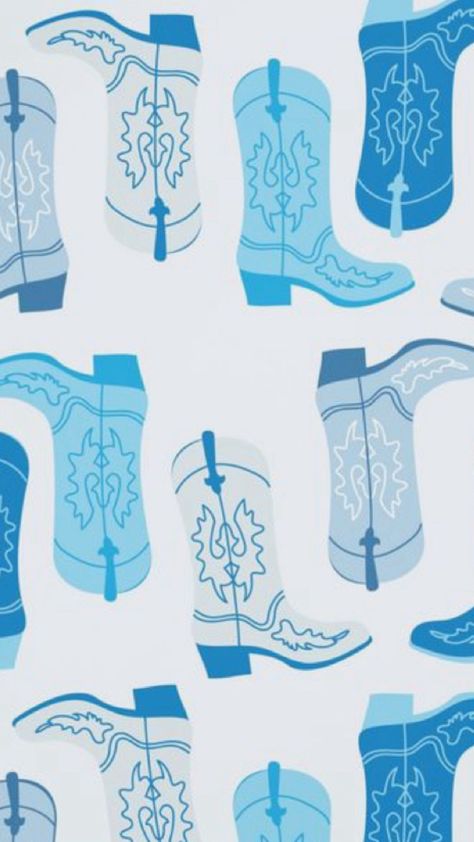 Coastal Cowgirl Computer Wallpaper, Blue Western Aesthetic Wallpaper, Blue Cowboy Hat Wallpaper, Blue Cowgirl Wallpaper, Blue Western Aesthetic, Blue Cowgirl Boots Wallpaper, Blue Cowboy Boots Print, Pink Cowboy Boots, Country Backgrounds