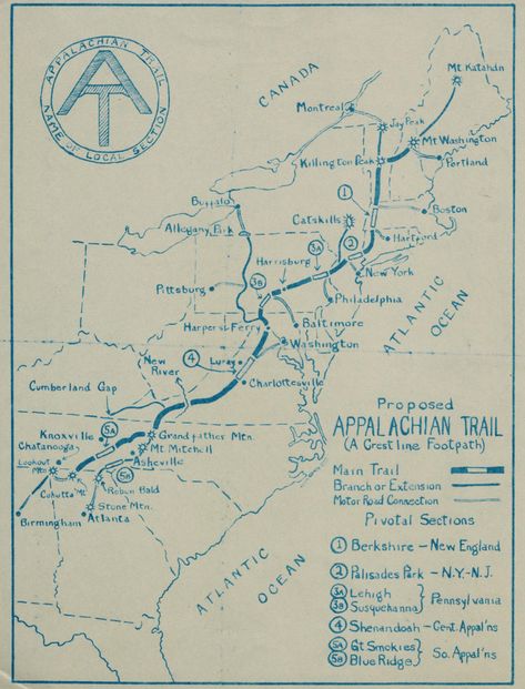 Hiking Appalachian Trail, Appalachian Trail Gear, Appalachian Trail Map, Hiking Journal, Thru Hike, Baxter State Park, Hiking Map, The Appalachian Trail, Trail Map