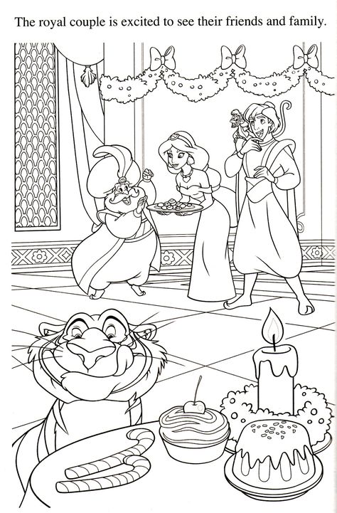 Disney Wedding Coloring Pages, Disney Colouring, Disney Colouring Pages, Xmas Color, Aladdin Disney, Disney Princess Colors, Disney Princess Coloring Pages, Adult Colouring Pages, Princess Coloring Pages