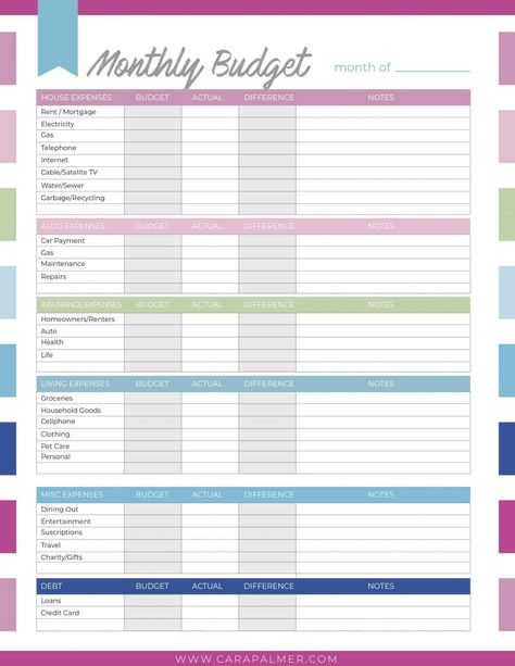 17 Free Budget Printables to Manage Your Money in 2024 Money Saving Tips Uk, Financial Templates, Budget Planner Worksheet, Budget Chart, Printable Budget Sheets, Family Budget Planner, Budget Percentages, Printable Budget Worksheet, Budget Worksheets