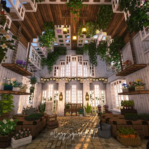 MayCraft Building Challenge - Part 2 🌿 Greenhouse, done! Interior pics coming soon ❤️ Texture - Mizuno's 16 Craft Shader - Complementary Resources - Mizuno's 16 Craft CIT, Garden Breeze, Ghoulcraft. #yumimigaming #mcmaycraft #minecraft #cottagecore #cottagecoreminecraft #minecraftcottagecore #aesthetic #aestheticminecraft #minecraftmods #minecraftbuilding #minecraftbuildingideas #minecraftgreenhouse #greenhouse #slowliving #minecraftdecorations #decorations #cozygaming #cozygamer #cozysqui... Inside Greenhouse Minecraft, Mizuno 16 Craft Builds, Mizunos 16 Craft Builds, Minecraft Mizuno 16 Craft, Minecraft Greenhouse Interior, Minecraft Sanctuary, Minecraft Porch, Minecraft Cottagecore Interior, Mizuno Craft