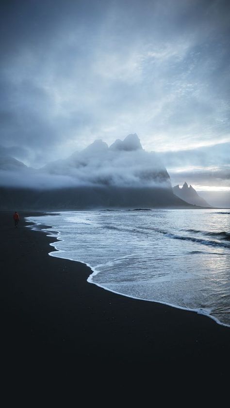 Iceland Photography Landscapes, Iceland Wallpaper, Iceland Nature, Iceland Landscape, Night Scenery, Walk This Way, Black Sand, Nature Crafts, Picture Display