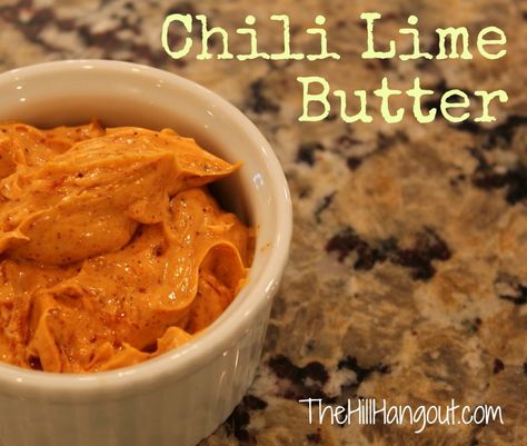 Chili Lime Sauce Recipes, Chilli Lime Seasoning Recipes, Sweet Chili Lime Sauce, Chili Lime Butter, Chili Lime Butter Recipe, Homemade Hormel Chili, Yummy Vegetable Recipes, Lime Butter, Bread Sauce