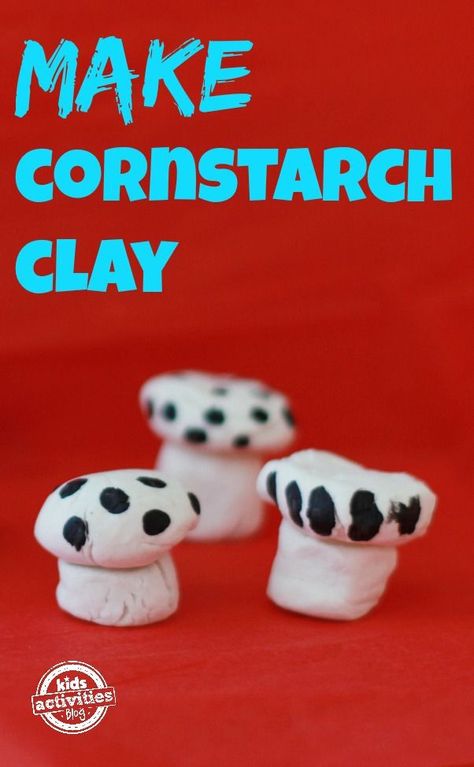 Sculpting with Cornstarch Clay How To Make Cornstarch, Cornstarch Clay, Unique Art Projects, Playdough Recipe, Crafty Kids, Sculpting Clay, Small Bowl, Play Doh, Creative Activities