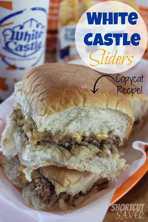 White Castle Sliders, White Castle, Copykat Recipes, Copycat Restaurant Recipes, Slider Recipes, Cat Recipes, Sandwiches Wraps, Beef Dishes, Restaurant Recipes