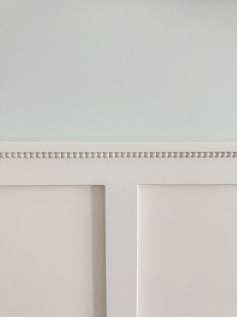 The hottest design trend for 2024, this DIY wood bobbin trim for your board and batten will change the game! It's such a fun and darling addition to your wall paneling and it's perfect for a bedroom, playroom or entryway. You can even add them to dressers and cabinets! Master Bath With Board And Batten, Interior Wall Trim Ideas, Small Room Board And Batten, Board And Batten In Half Bath, Cottage Wall Panelling, Pink Board And Batten Bathroom, Diy Home Inspiration, Wood Bobbin Trim, Bobbin Trim Panelling